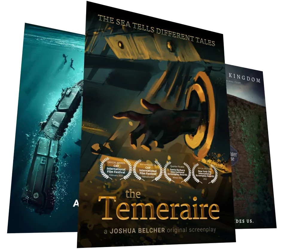 The Temeraire Alignment and A Fractured Kingdom screenplay covers